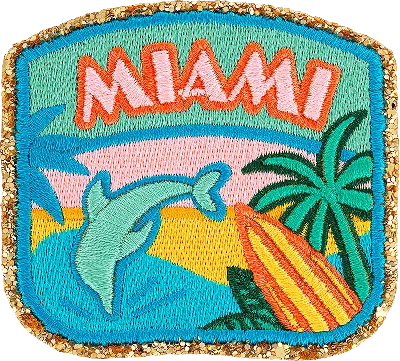 Stoney Clover Lane Miami Patch In Black