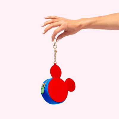 Stoney Clover Lane Mickey Mouse Change Purse In Red