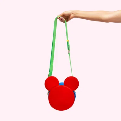 Stoney Clover Lane Mickey Mouse Crossbody Bag In Black