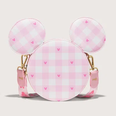 Stoney Clover Lane Mickey Mouse Crossbody Bag In Pink