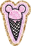 Stoney Clover Lane Mickey Mouse Ice Cream Cone Patch