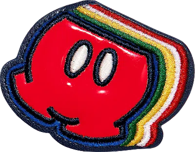 Stoney Clover Lane Mickey Pants Patch In Red