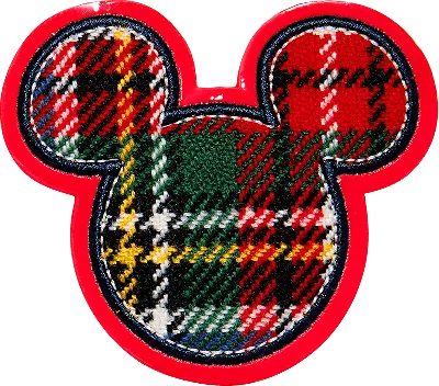 Stoney Clover Lane Mickey Plaid Patch In Multi