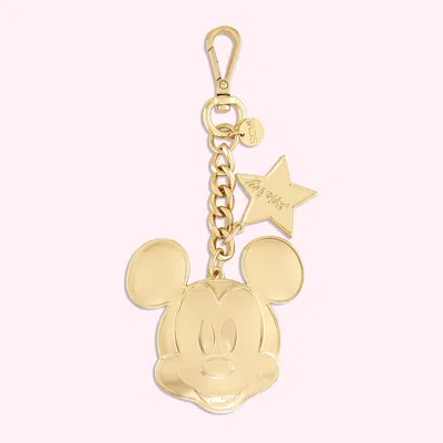 Stoney Clover Lane Mickey Silhouette Bag Charm In Gold