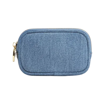 Stoney Clover Lane Micro Denim Pouch