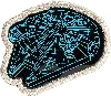 Stoney Clover Lane Millennium Falcon Patch