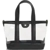 Stoney Clover Lane Mini Clear Tote In Transparent