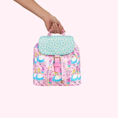 Stoney Clover Lane Mini Flap Backpack In Pink