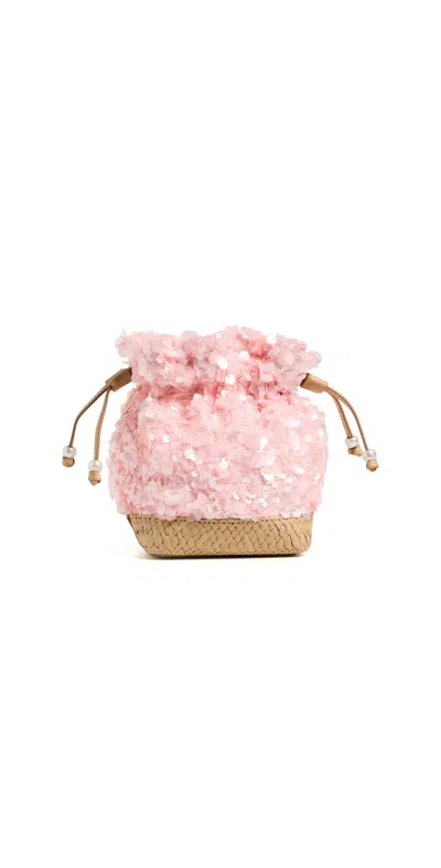 Stoney Clover Lane Mini Gathered Crossbody Bag Pink