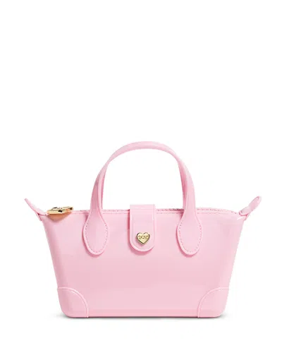 Stoney Clover Lane Jelly Pouchette Clear Crossbody Bag In Pink