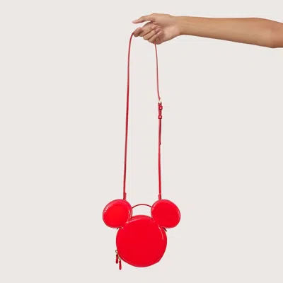 Stoney Clover Lane Mini Mickey Mouse Crossbody Bag In Red