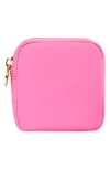 Stoney Clover Lane Mini Nylon Pouch In Bubblegum
