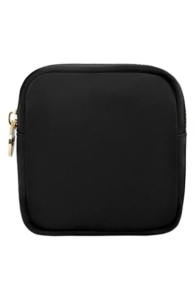 Stoney Clover Lane Mini Nylon Pouch In Noir