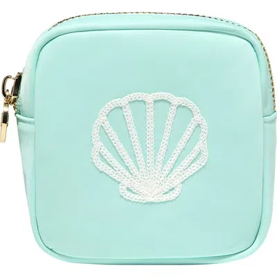 Stoney Clover Lane Mini Palm Tree Nylon Pouch In Pink