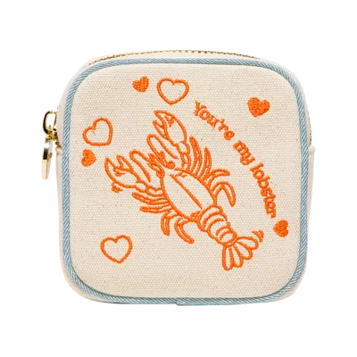 Stoney Clover Lane Mini Pouch In White