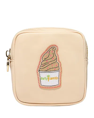 Stoney Clover Lane Mini Pouch With Little Brown Bag Patch In Sand