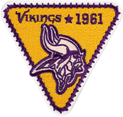 Stoney Clover Lane Minnesota Vikings Patch In Yellow