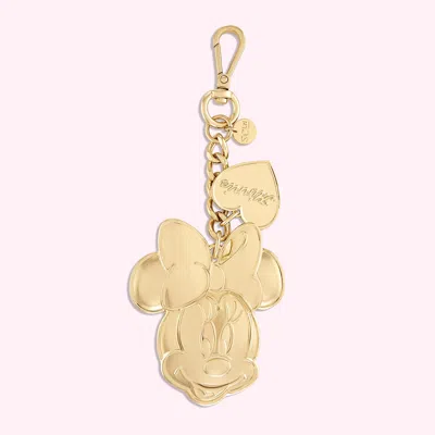 Stoney Clover Lane Minnie Silhouette Bag Charm In Gold