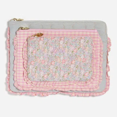 Stoney Clover Lane Needlepoint Flat Pouch Set