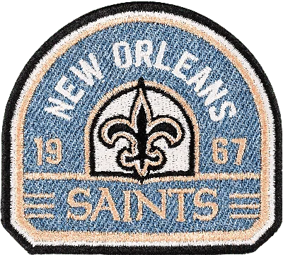 Stoney Clover Lane New Orleans Saints Patch In Blue