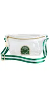 Stoney Clover Lane Tulane University Clear Fanny Pack In Green/white