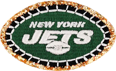 Stoney Clover Lane New York Jets Patch In Black