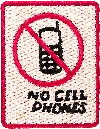 Stoney Clover Lane No Cell Phones Patch