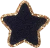 Stoney Clover Lane Noir Glitter Varsity Star Patch