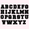 Stoney Clover Lane Noir Mini Glitter Varsity Letter Patch