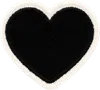 STONEY CLOVER LANE NOIR ROLLED EMBROIDERY HEART PATCH