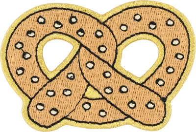 Stoney Clover Lane Nyc Pretzel Patch In Gold