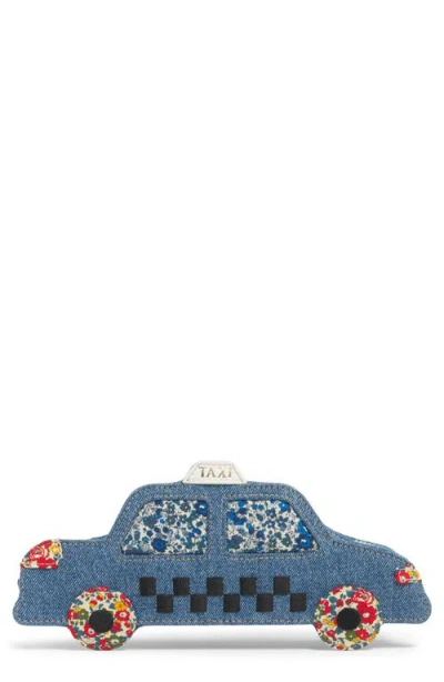Stoney Clover Lane Nyc Taxi Cab Pouch In Blue
