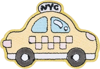 Stoney Clover Lane Nyc Taxi Patch In Yellow