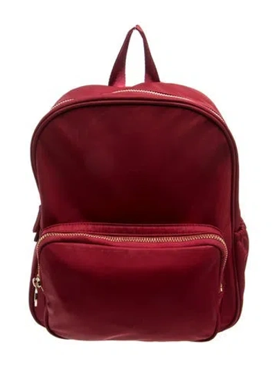 Pre-owned Stoney Clover Lane Nylon Backpack In Red