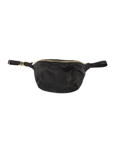 Pre-owned Stoney Clover Lane Nylon Belt Bag In Black