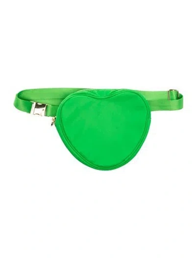 Pre-owned Stoney Clover Lane Nylon Belt Bag In Green