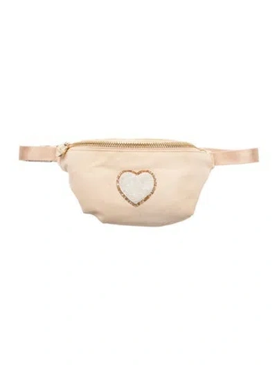 Pre-owned Stoney Clover Lane Nylon Belt Bag In Neutrals