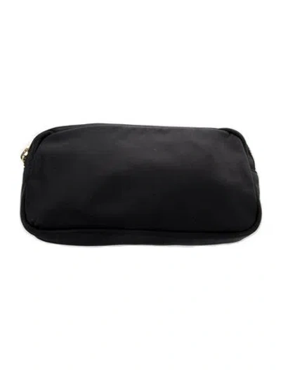 Pre-owned Stoney Clover Lane Nylon Cosmetic Bag In Black