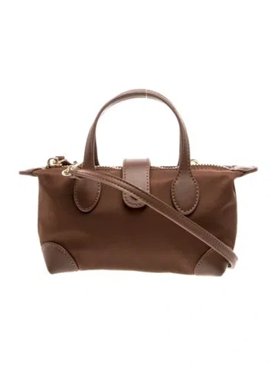 Pre-owned Stoney Clover Lane Nylon Crossbody Bag In Brown