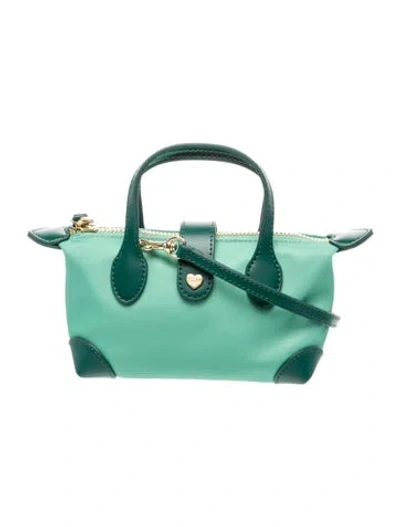 Pre-owned Stoney Clover Lane Nylon Shoulder Bag In Green