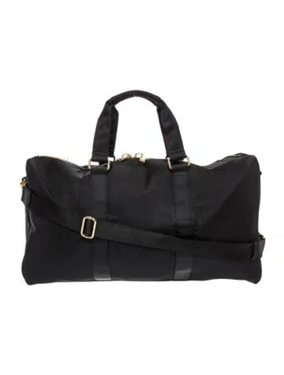 Pre-owned Stoney Clover Lane Nylon Weekender Bag In Black