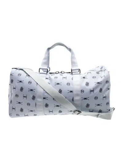 Pre-owned Stoney Clover Lane Nylon Weekender Bag In Blue