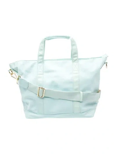 Pre-owned Stoney Clover Lane Nylon Weekender Bag W/ Tags In Blue