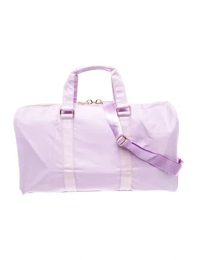 Pre-owned Stoney Clover Lane Nylon Weekender Bag W/ Tags In Purple