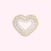 Stoney Clover Lane Open Heart Brooch