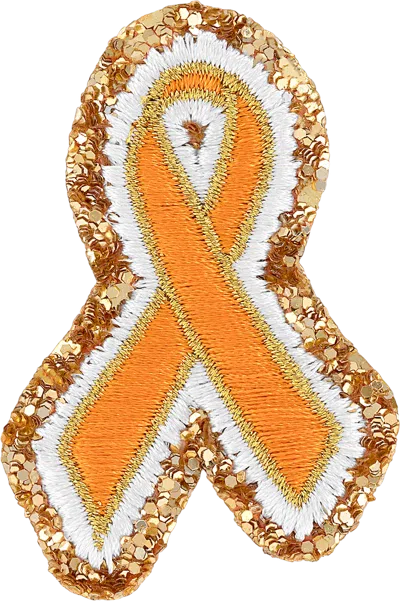 Stoney Clover Lane Orange Cancer Ribbon Patch