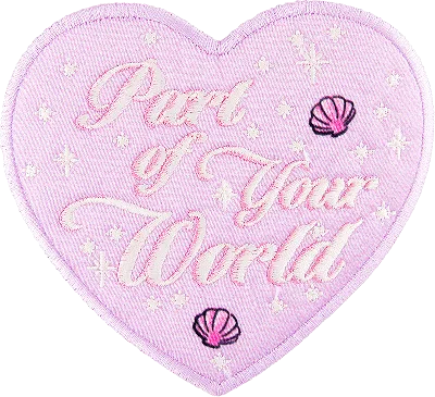 Stoney Clover Lane Part Of Your World Heart Patch