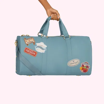 Stoney Clover Lane Patched Classic Duffle Bag In Blue