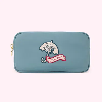 Stoney Clover Lane Patched Small Pouch In Blue