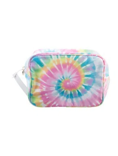 Pre-owned Stoney Clover Lane Patterned Cosmetic Bag W/tags In Pink
